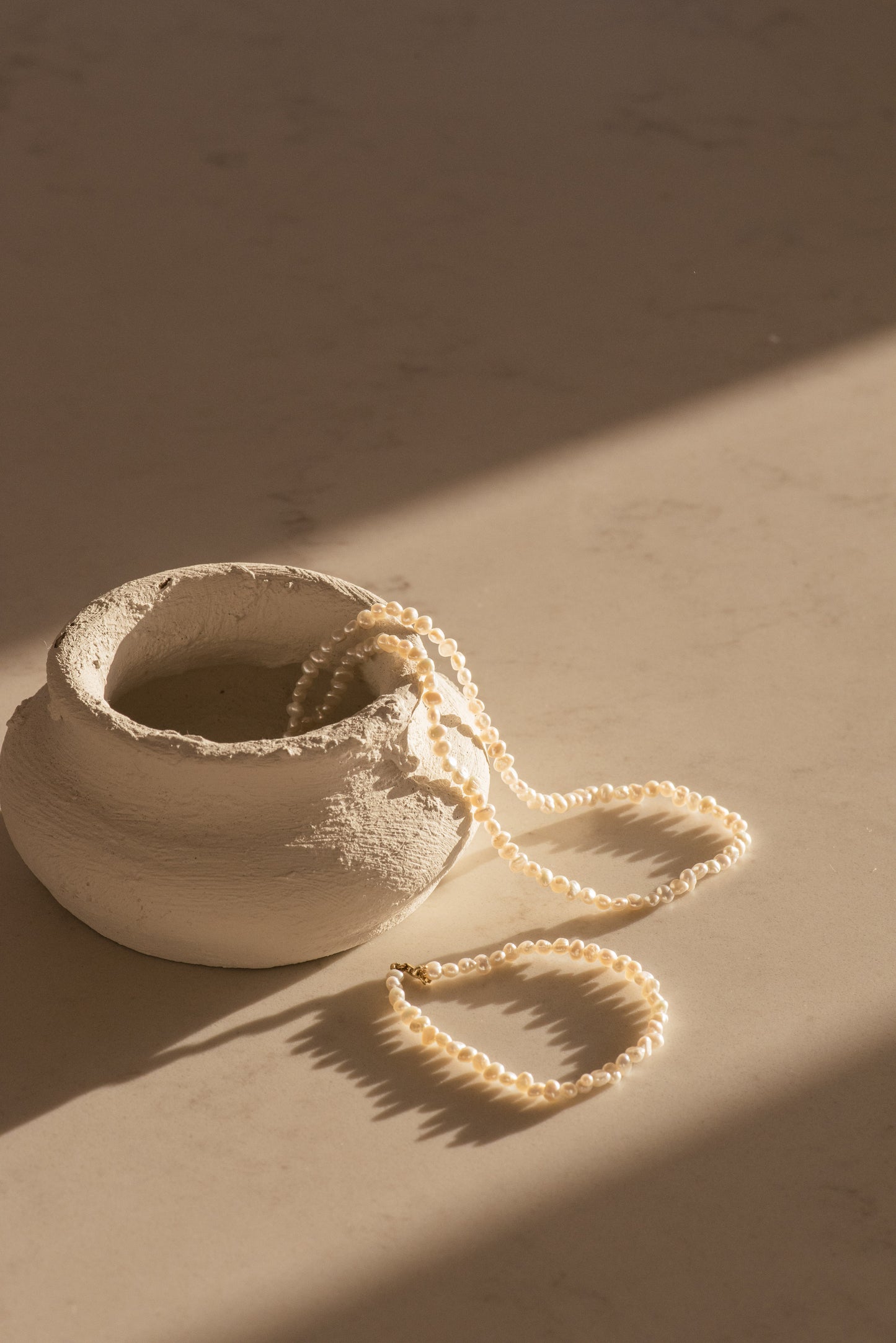 Petite Keshi Pearl Necklace