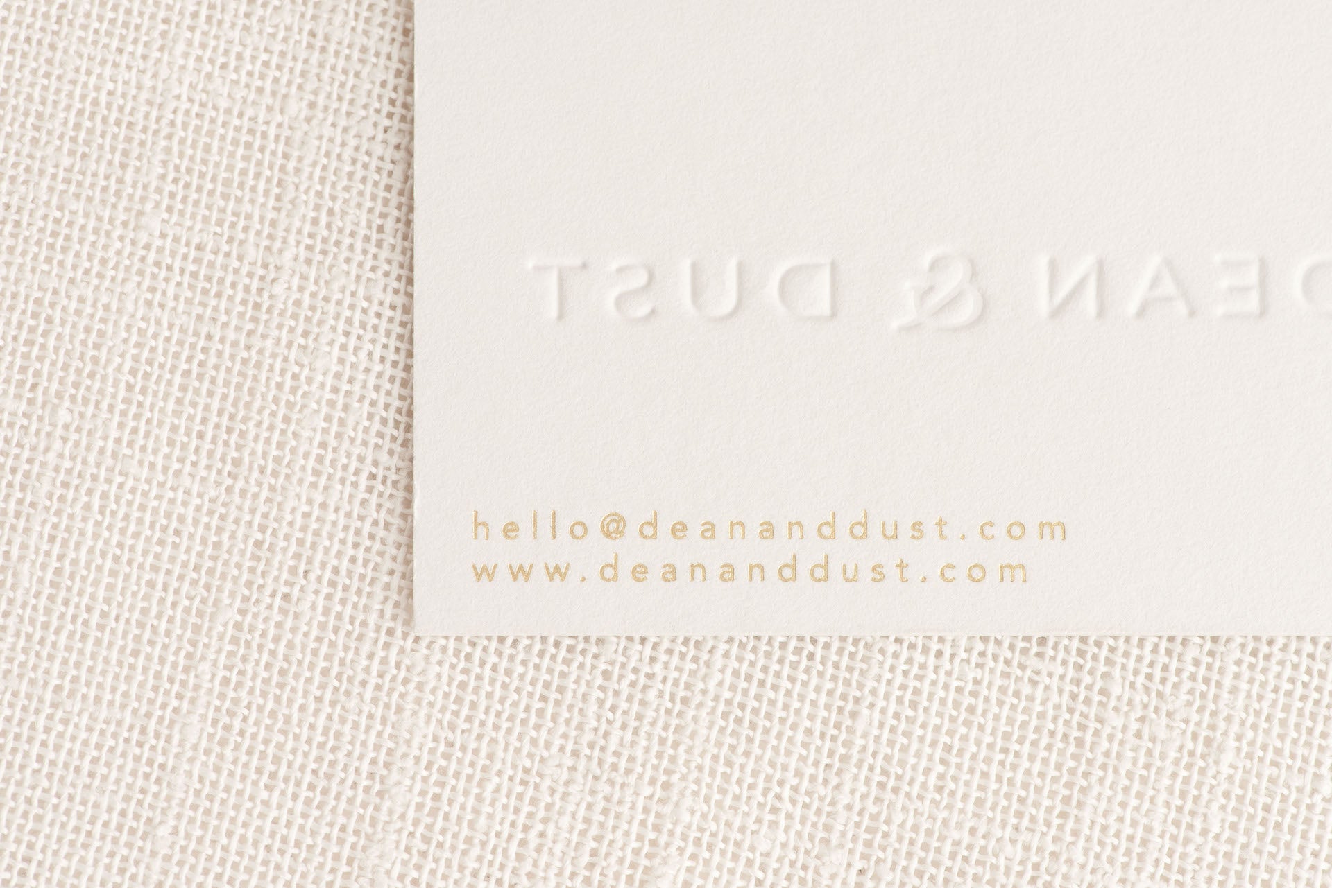 Dean & Dust - hello@deananddust.com - deananddust.com