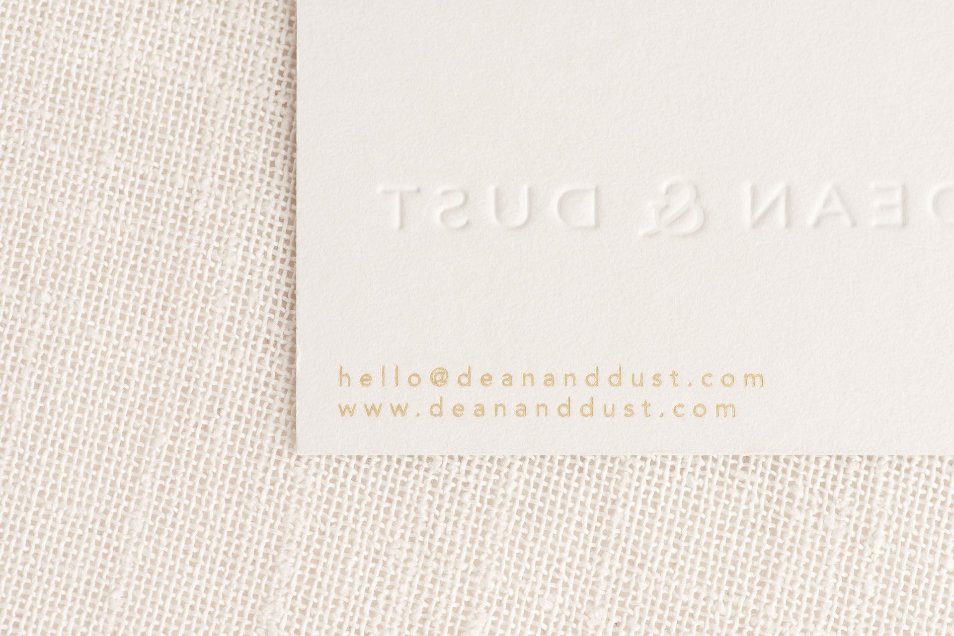 Dean & Dust - hello@deananddust.com - deananddust.com