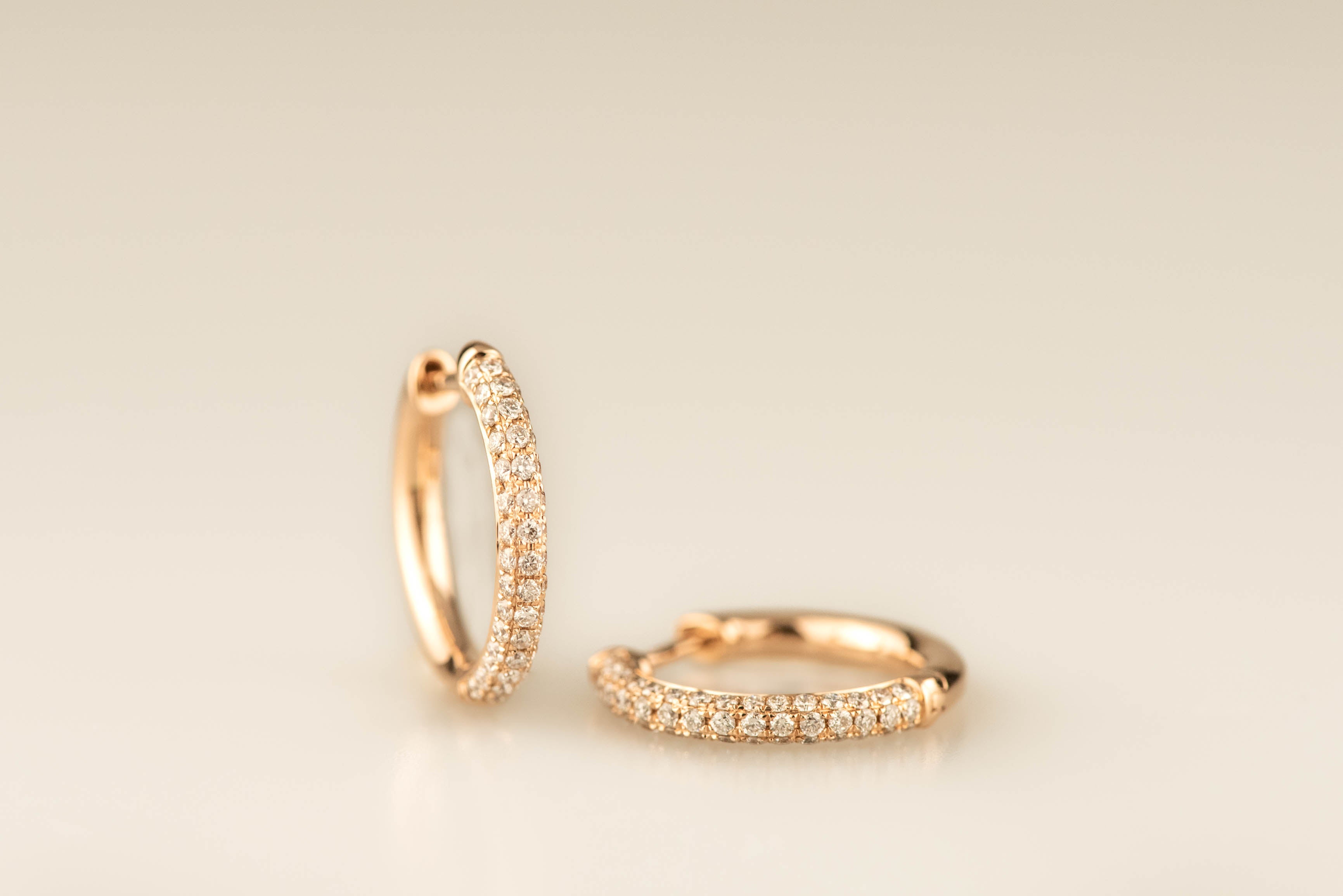 Diamond Pave Hoops – Dean Dust