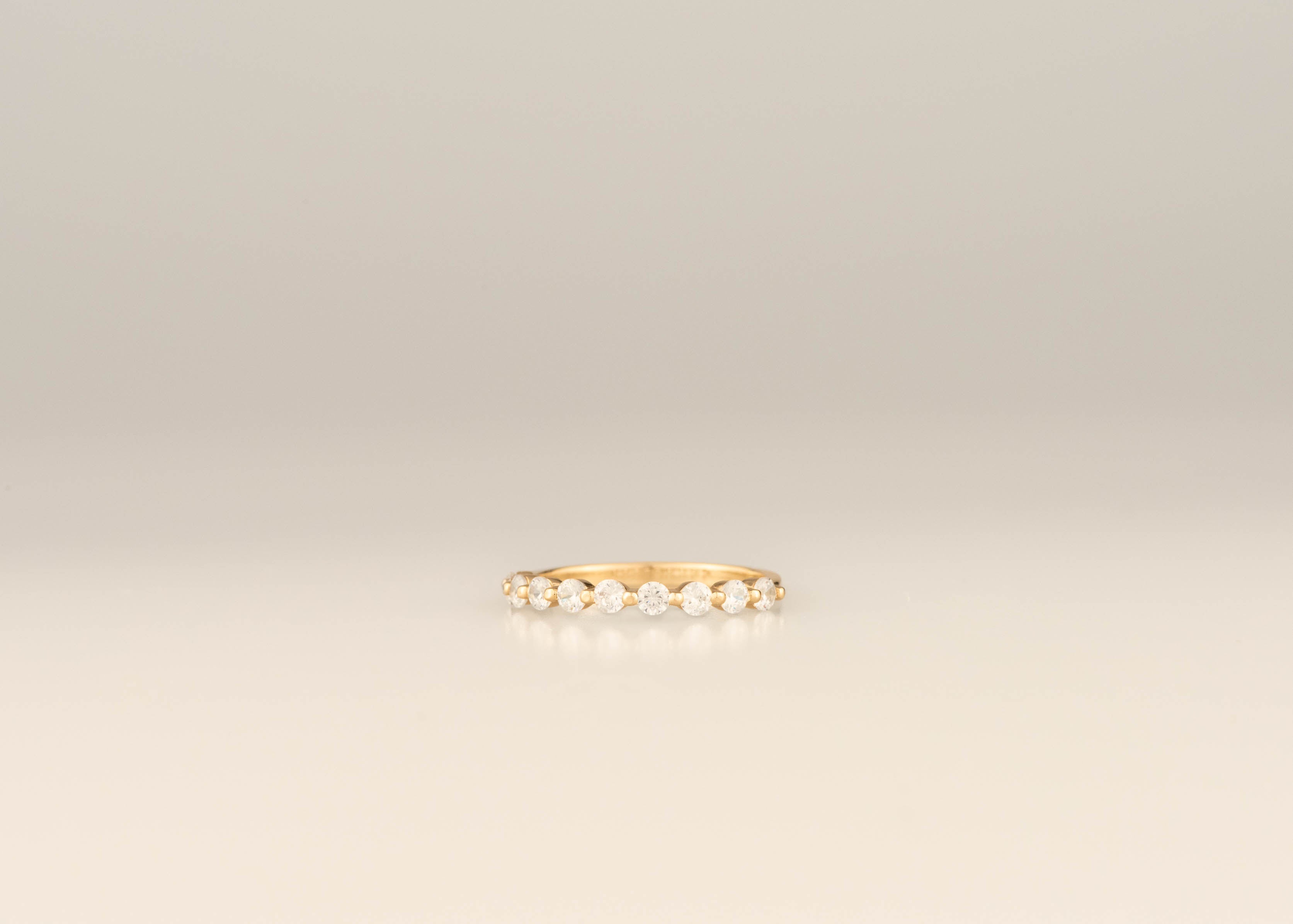 Chenier Set Diamond Ring