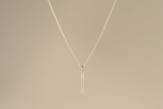 Petite Barre Pendant Necklace