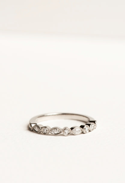 Platinum Vintage & Marquise Diamond Ring - Bespoke Piece
