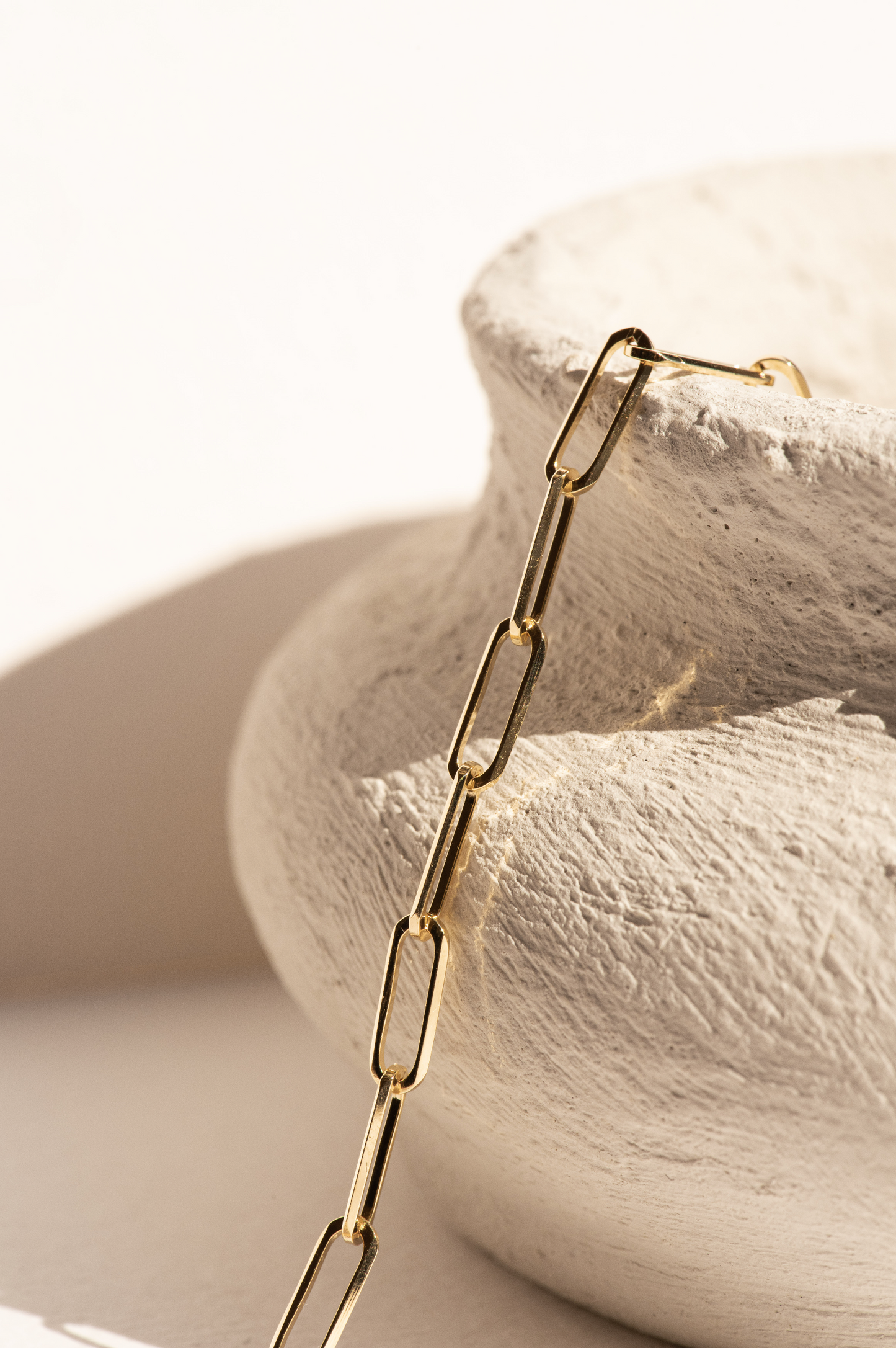 Milieu Barre Link Knife Edge Bracelet