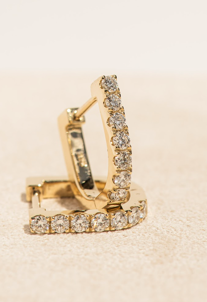 Milieu Diamond D Earrings
