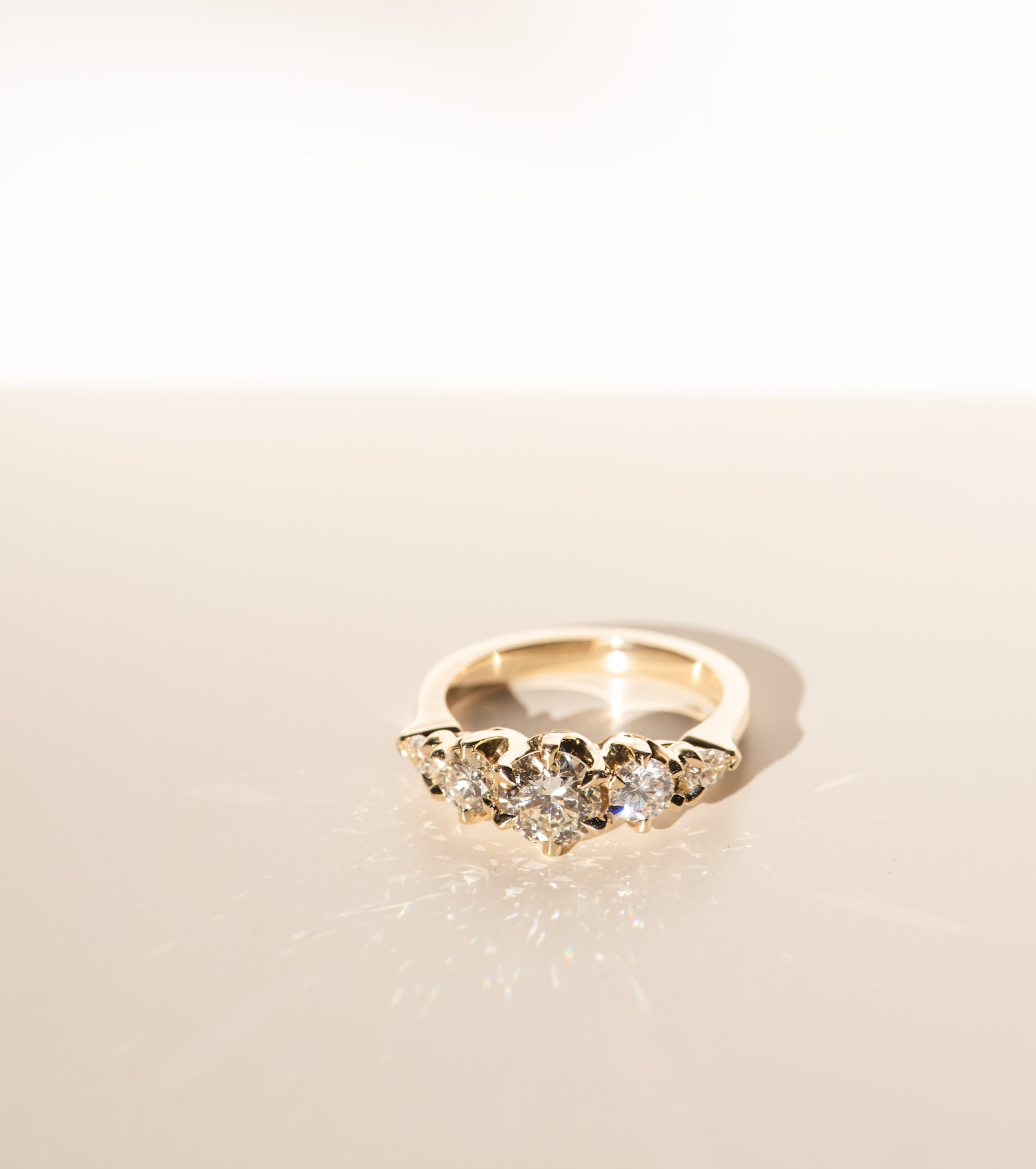 Fine Stone Diamond Engagement Ring - Dean & Dust Bespoke Ring