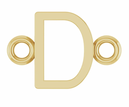 Gold Initial Letter