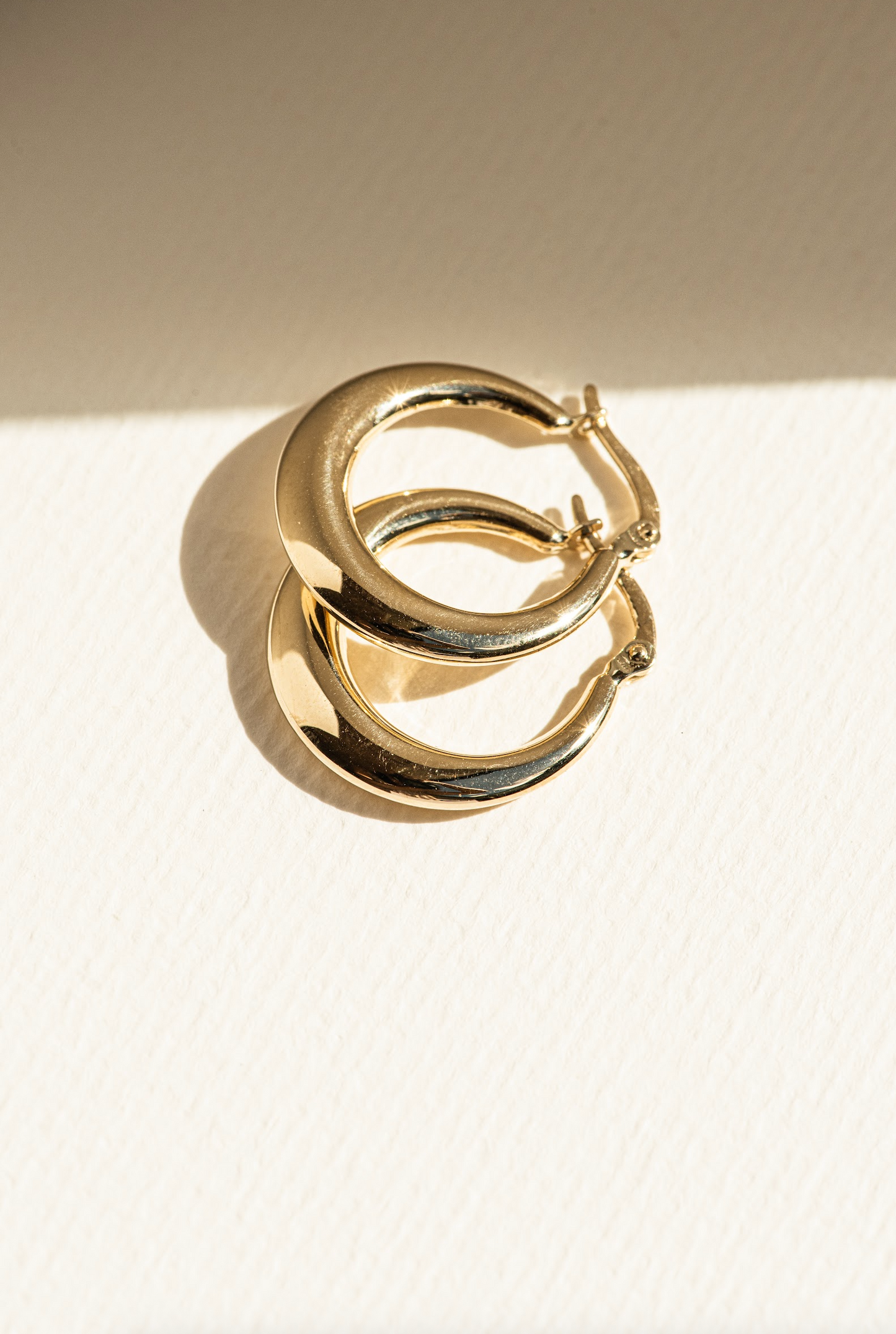 Crescent Hoop Earrings