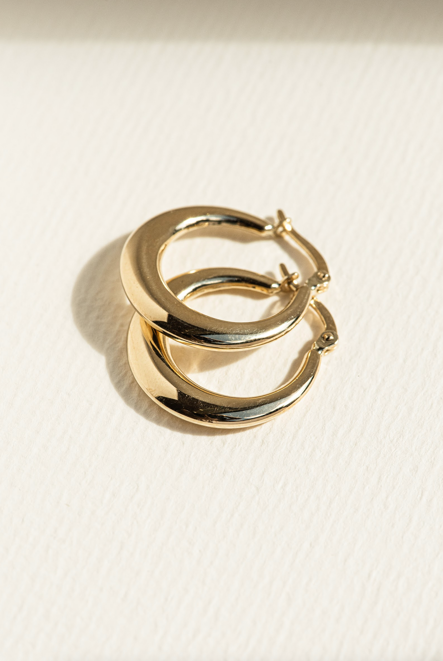 Crescent Hoop Earrings