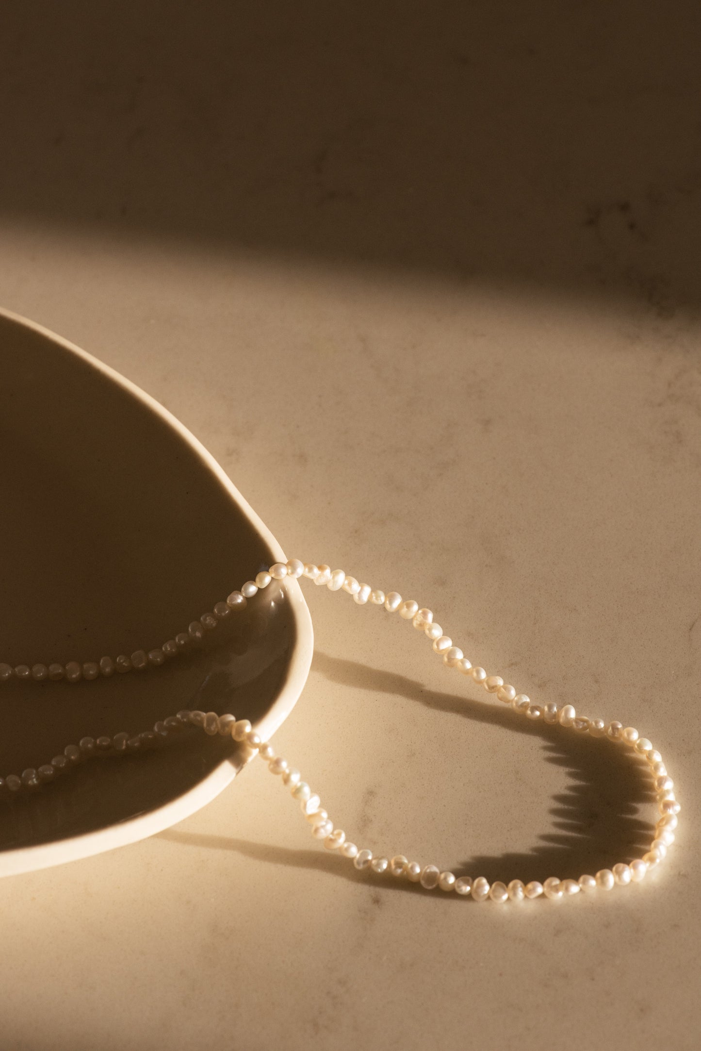 Petite Keshi Pearl Necklace
