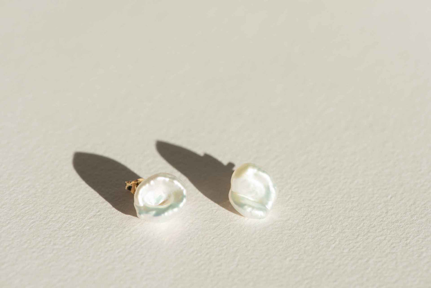 Keshi Pearl Studs