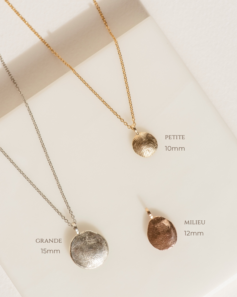 C'est Nous Custom Fingerprint Pendant