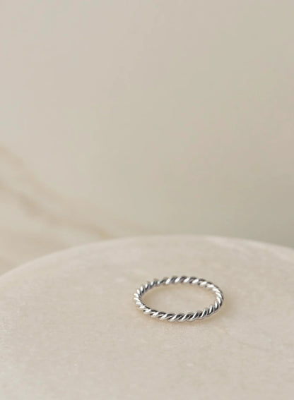 Corde Band - Sterling Silver