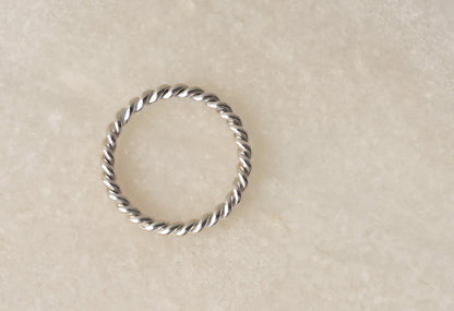 Corde Band - Sterling Silver