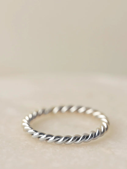 Corde Band - Sterling Silver