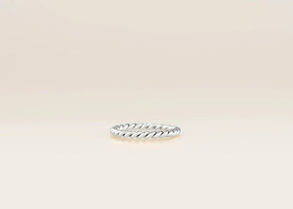 Corde Band - Sterling Silver