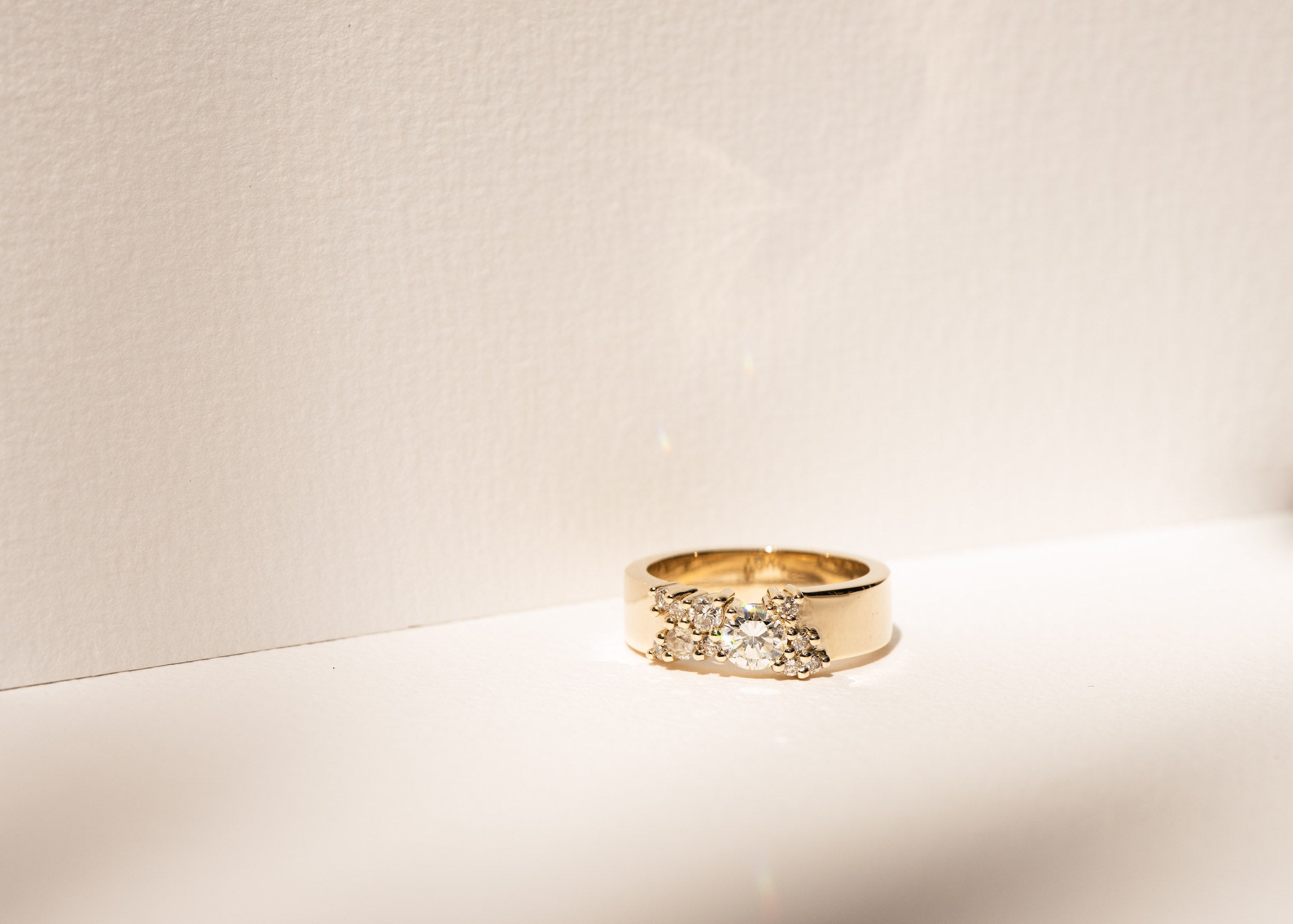 Dean & Dust Diamond Cluster Ring- Bespoke Design
