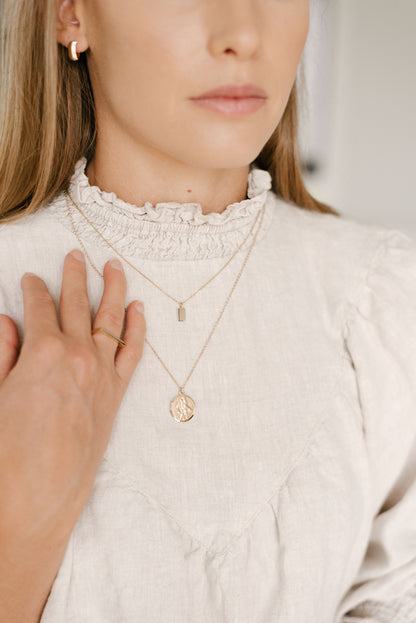 Petite Insignia Pendant Necklace