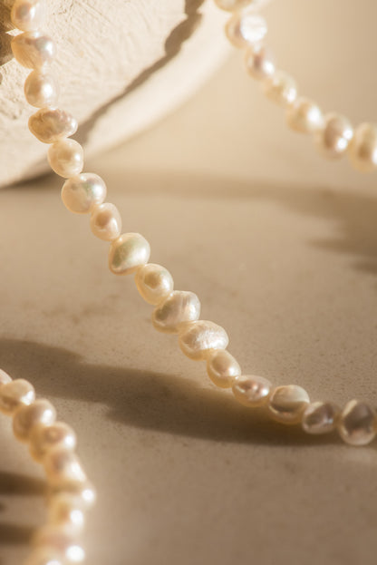Petite Keshi Pearl Necklace
