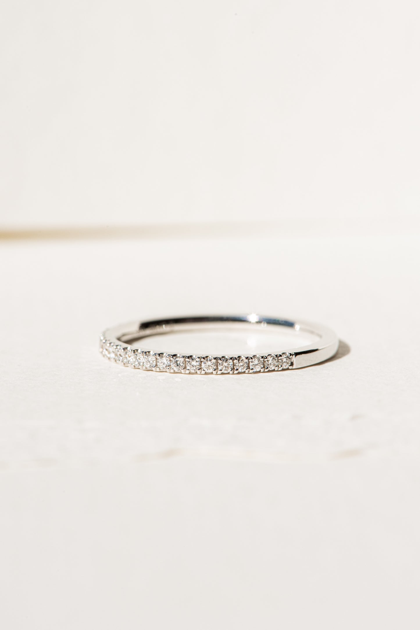 Petite Half Diamond Eternity Ring