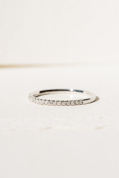 Petite Half Diamond Eternity Ring