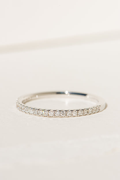 Petite Half Diamond Eternity Ring