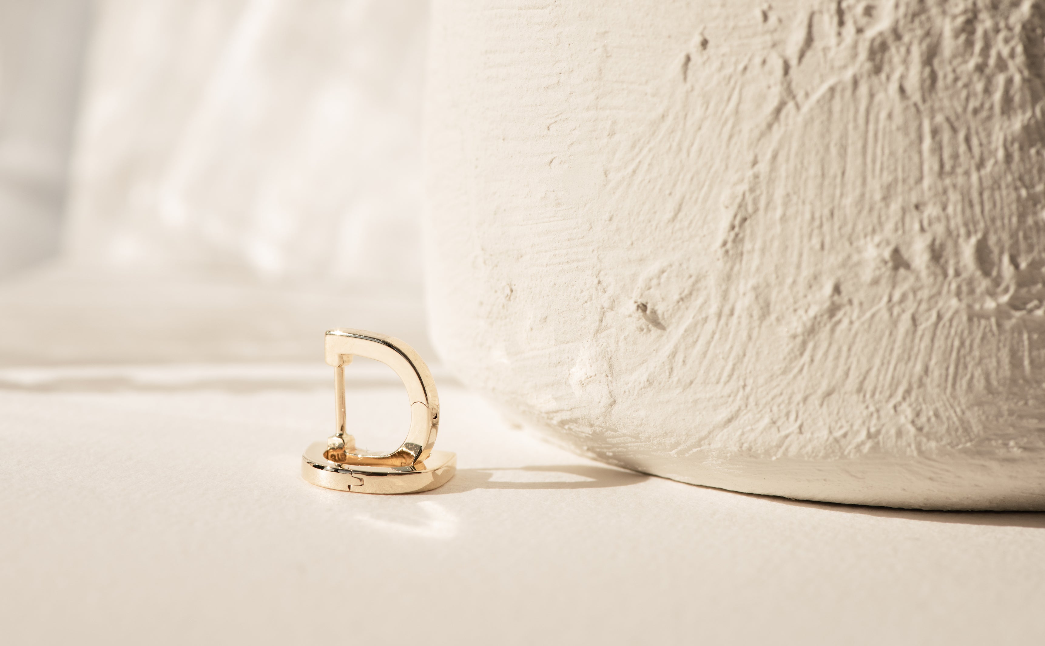 Signature D Huggies - Earrings - Dean & Dust Jewellery Store - Whangarei - Northland - Jewellery Design - Bespoke Design