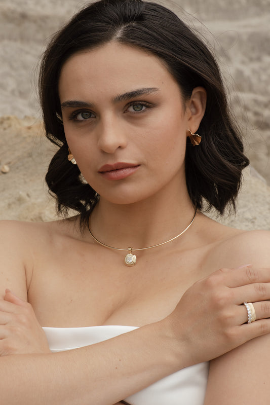 Niveaux Cushion Diamond Pendant