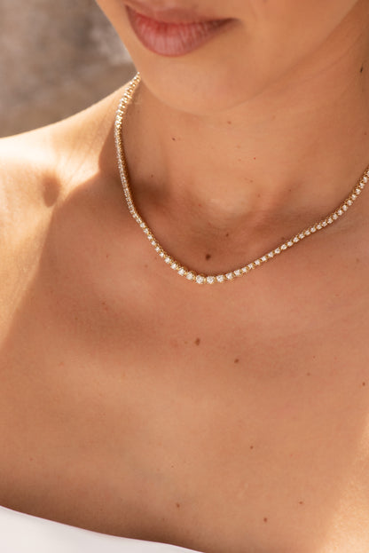 Diamond Tennis Necklace 3.03ct