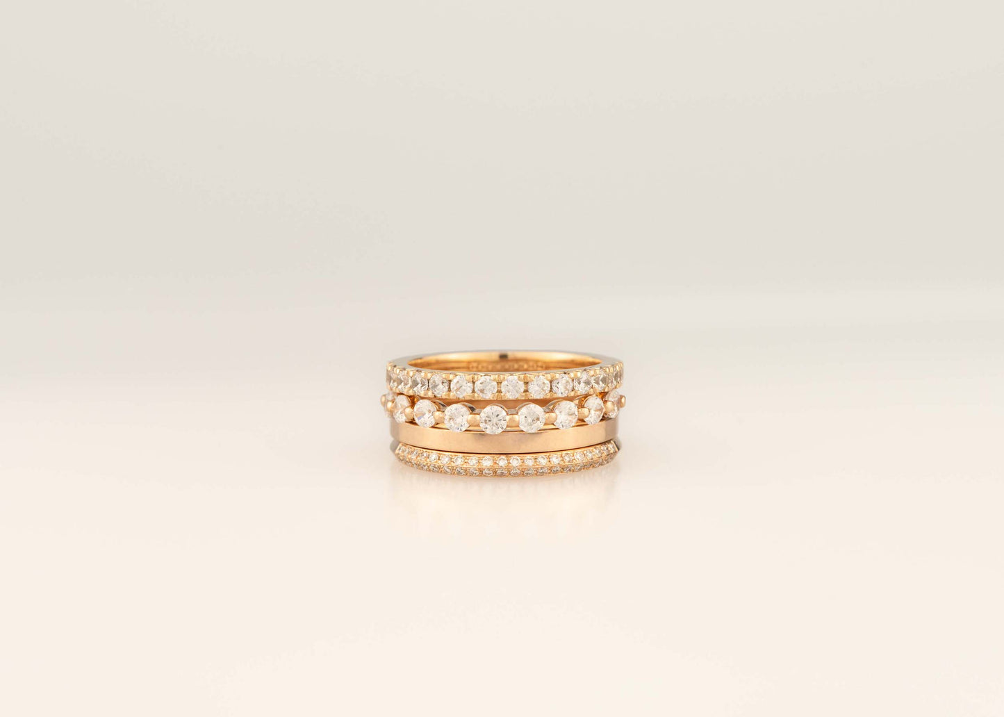 Chenier Set Diamond Ring