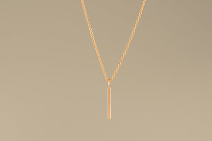 Petite Barre Pendant Necklace