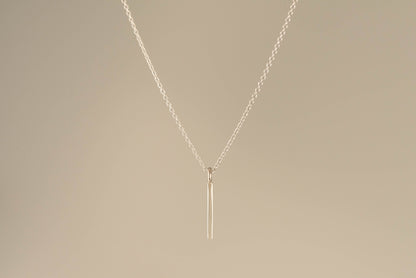 Petite Barre Pendant Necklace
