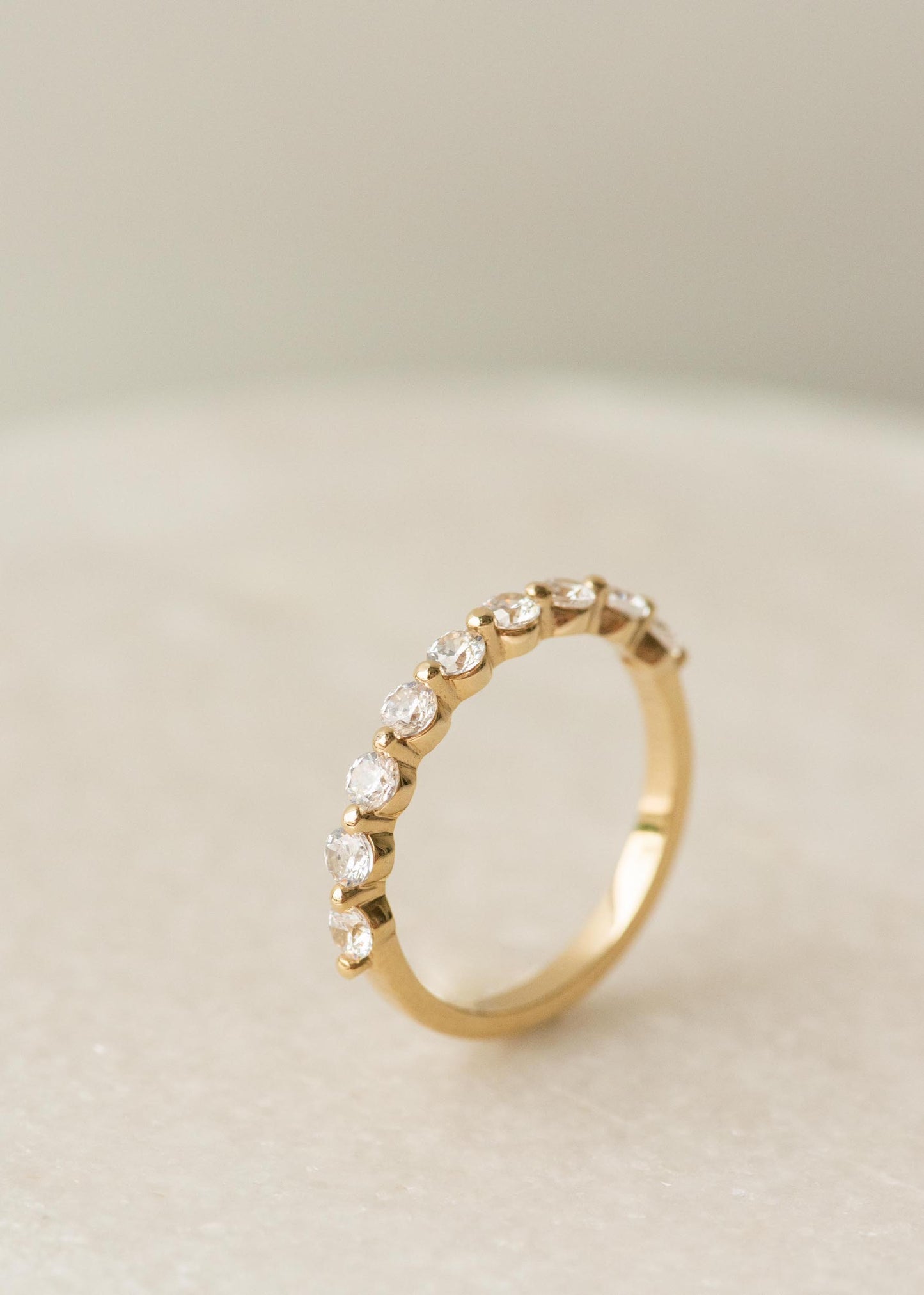 Chenier Set Diamond Ring