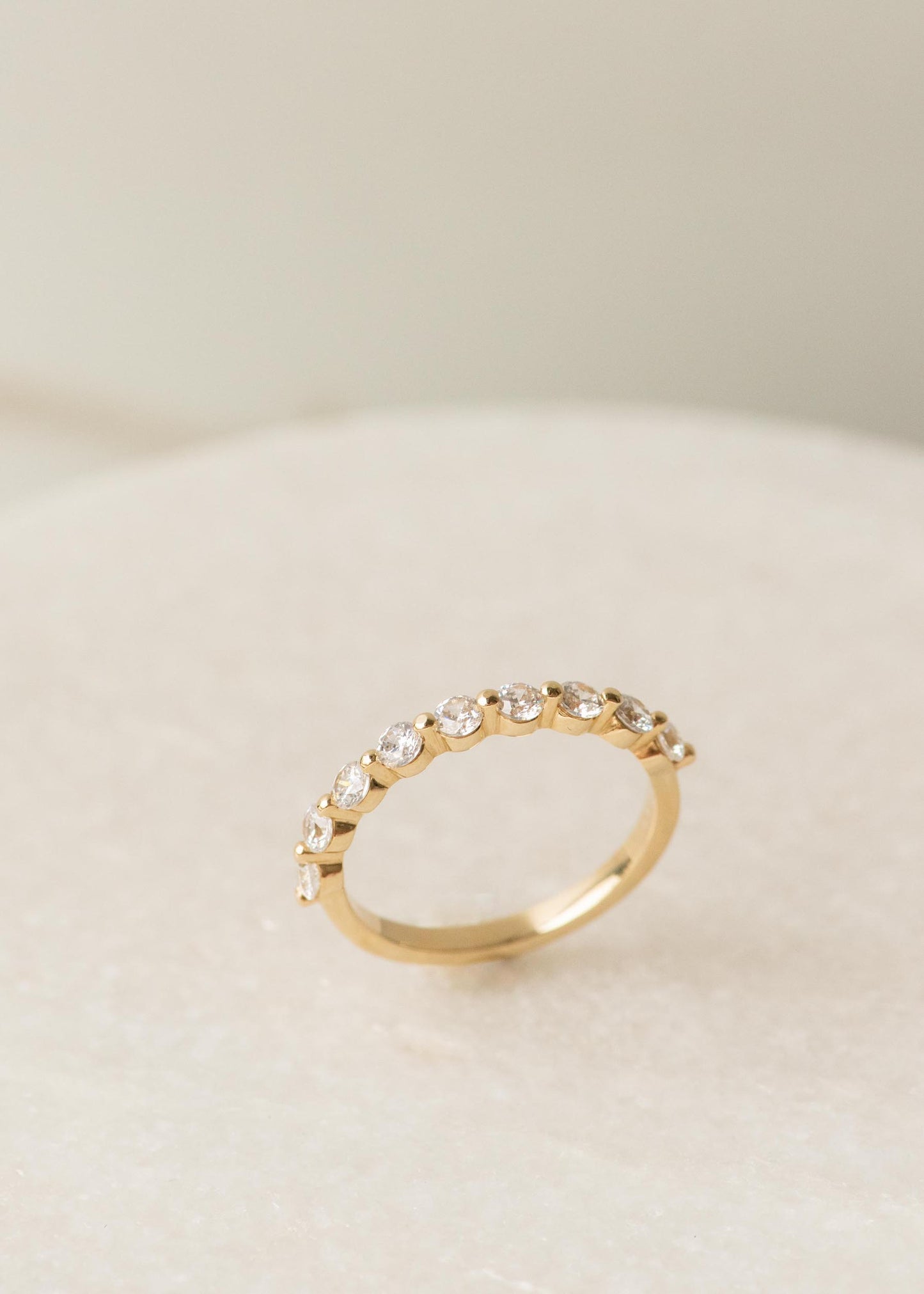 Chenier Set Diamond Ring