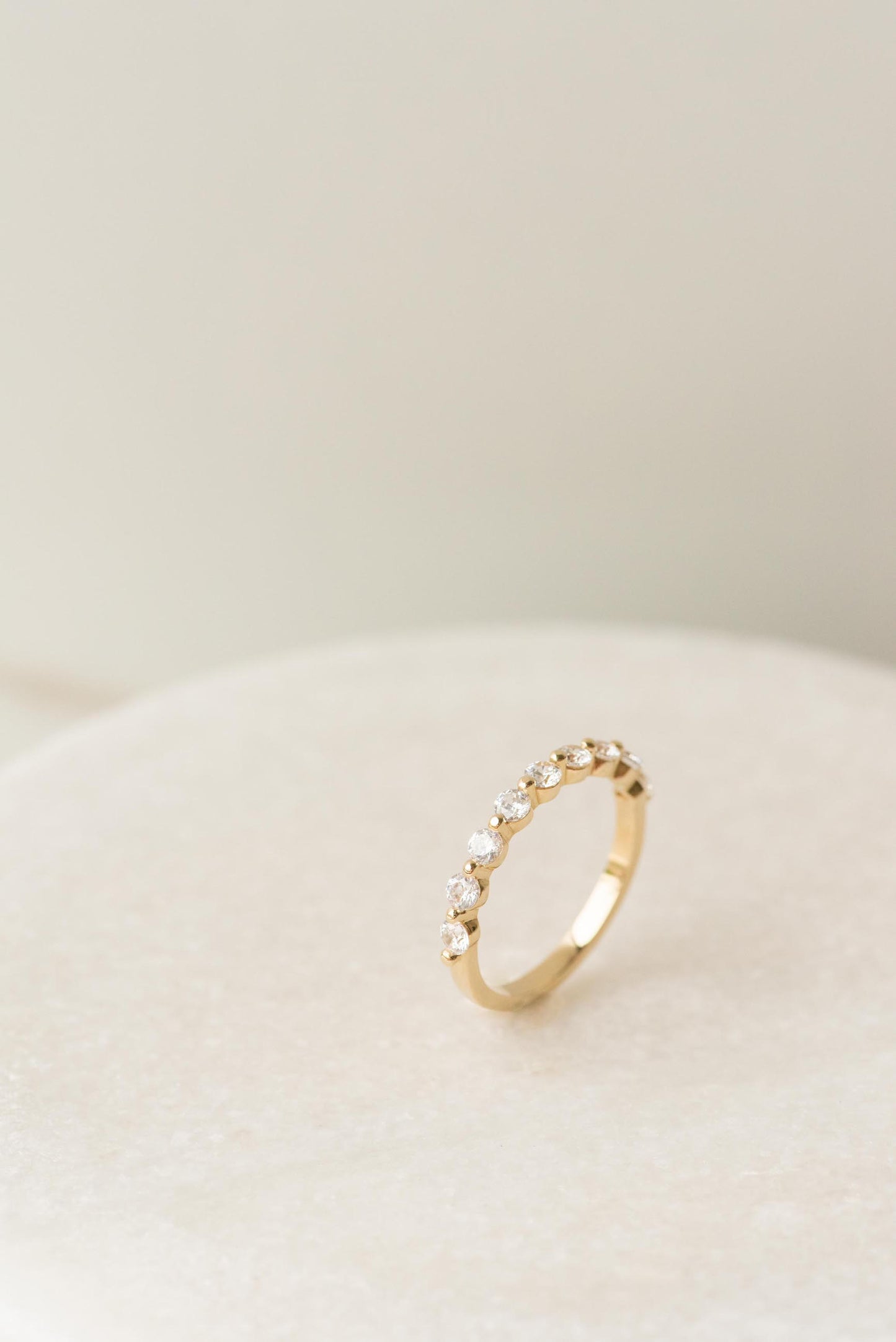 Chenier Set Diamond Ring