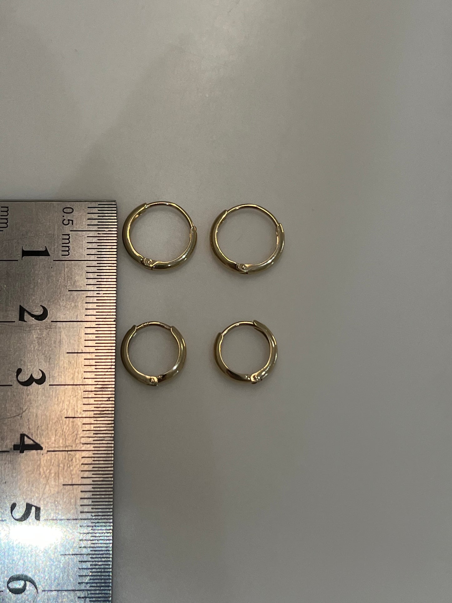 Half Round Huggie Earring