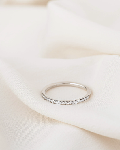 Petite Half Diamond Eternity Ring