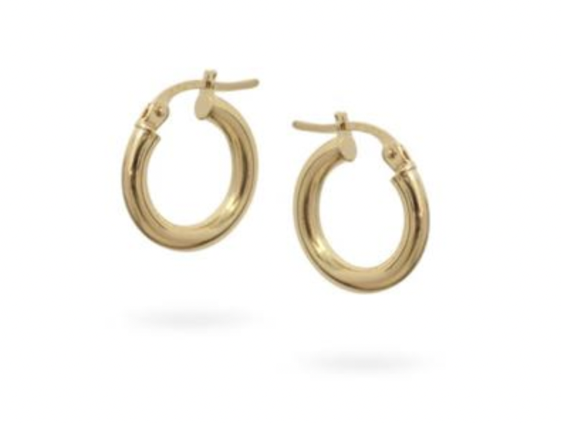 Ronde Slim Hoop Earrings