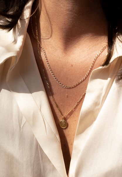 Milieu Diamond Cut Long Curb Chain
