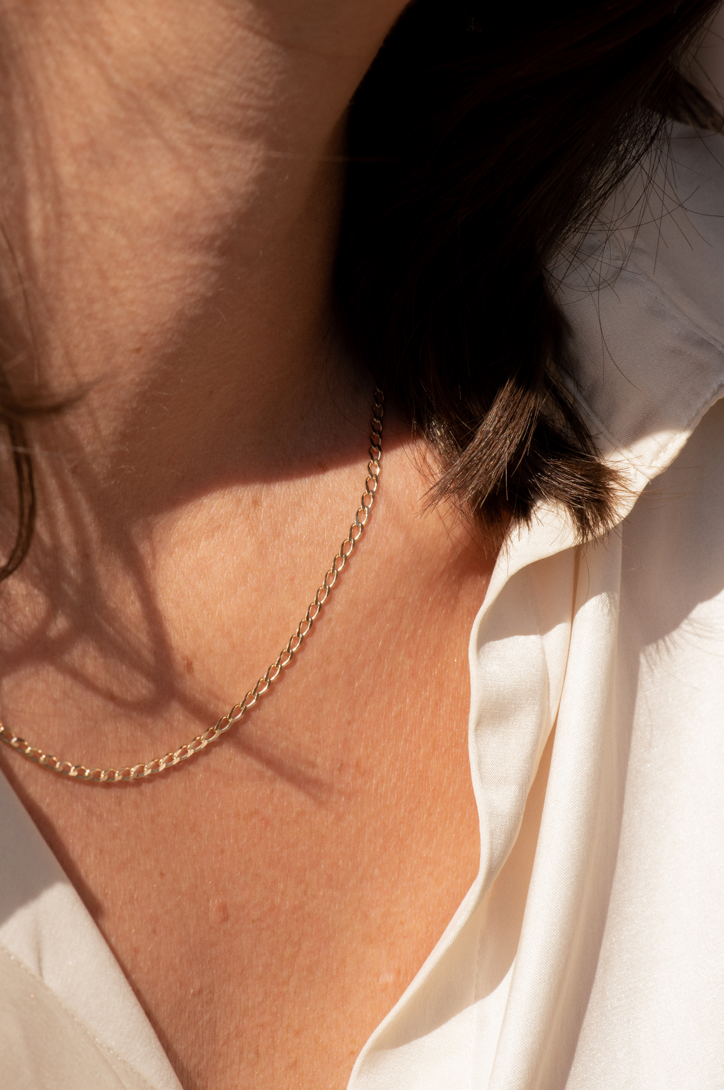Milieu Diamond Cut Long Curb Chain