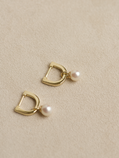 Petite Round Pearl Charms