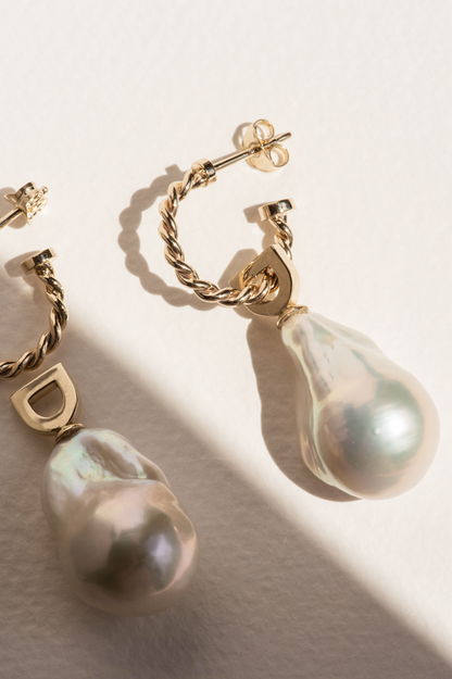 Corde Hoop Petite Earrings