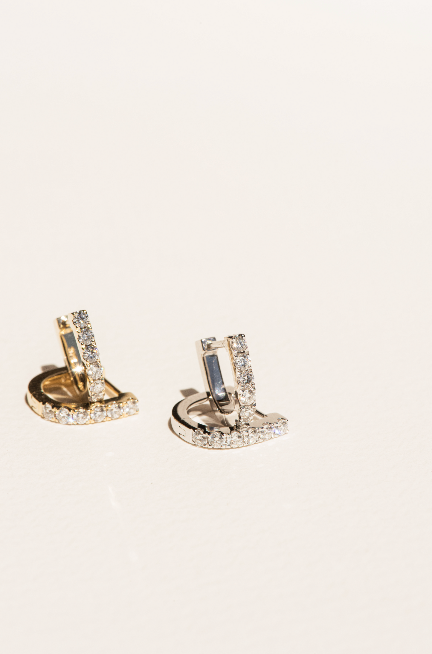 Petite Diamond D Earrings