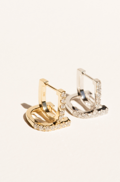 Milieu Diamond D Earrings