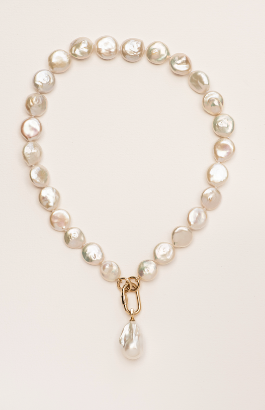 Baroque Pearl Necklace with Fermoir