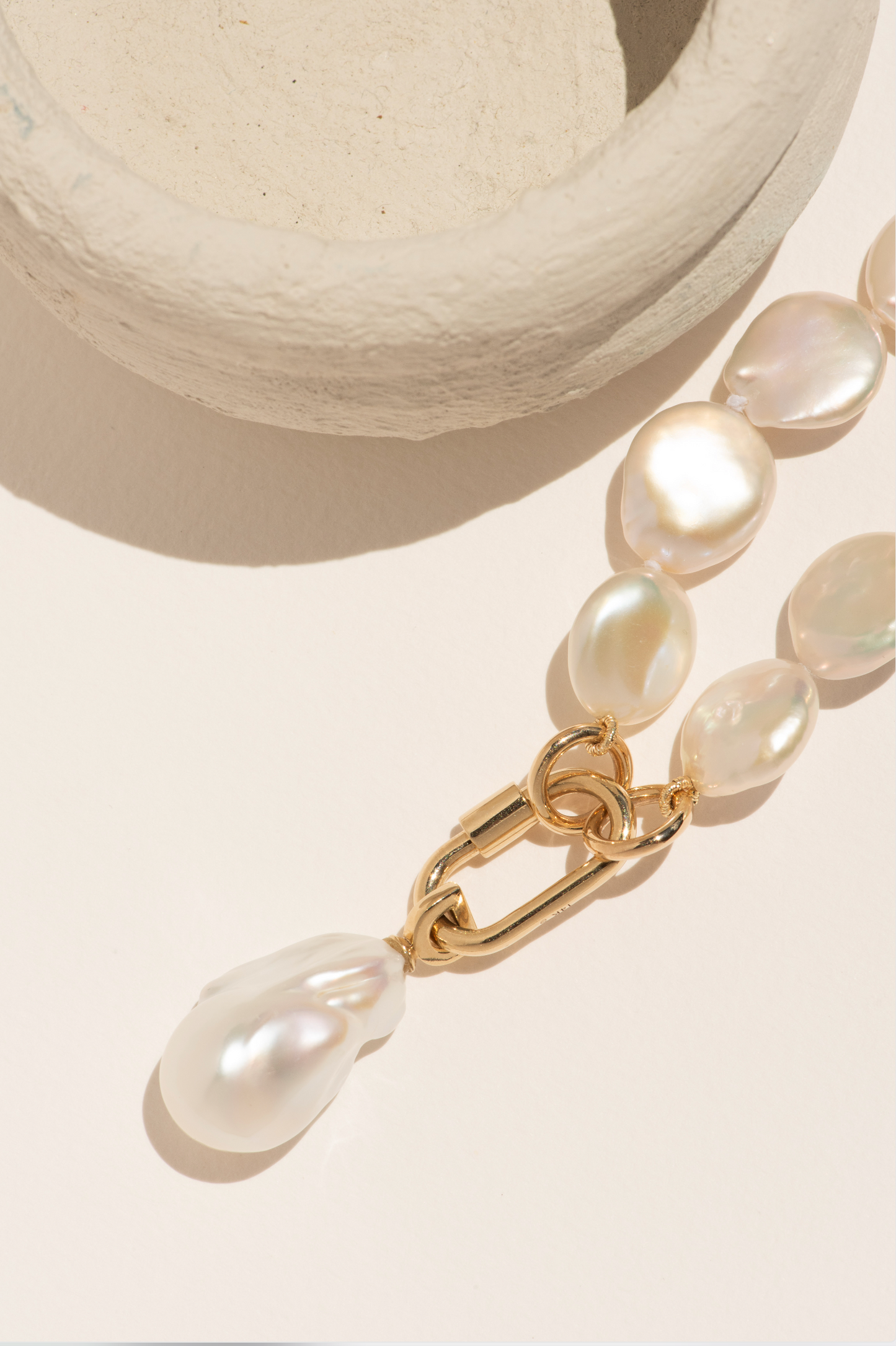 Baroque Pearls with Fermoir