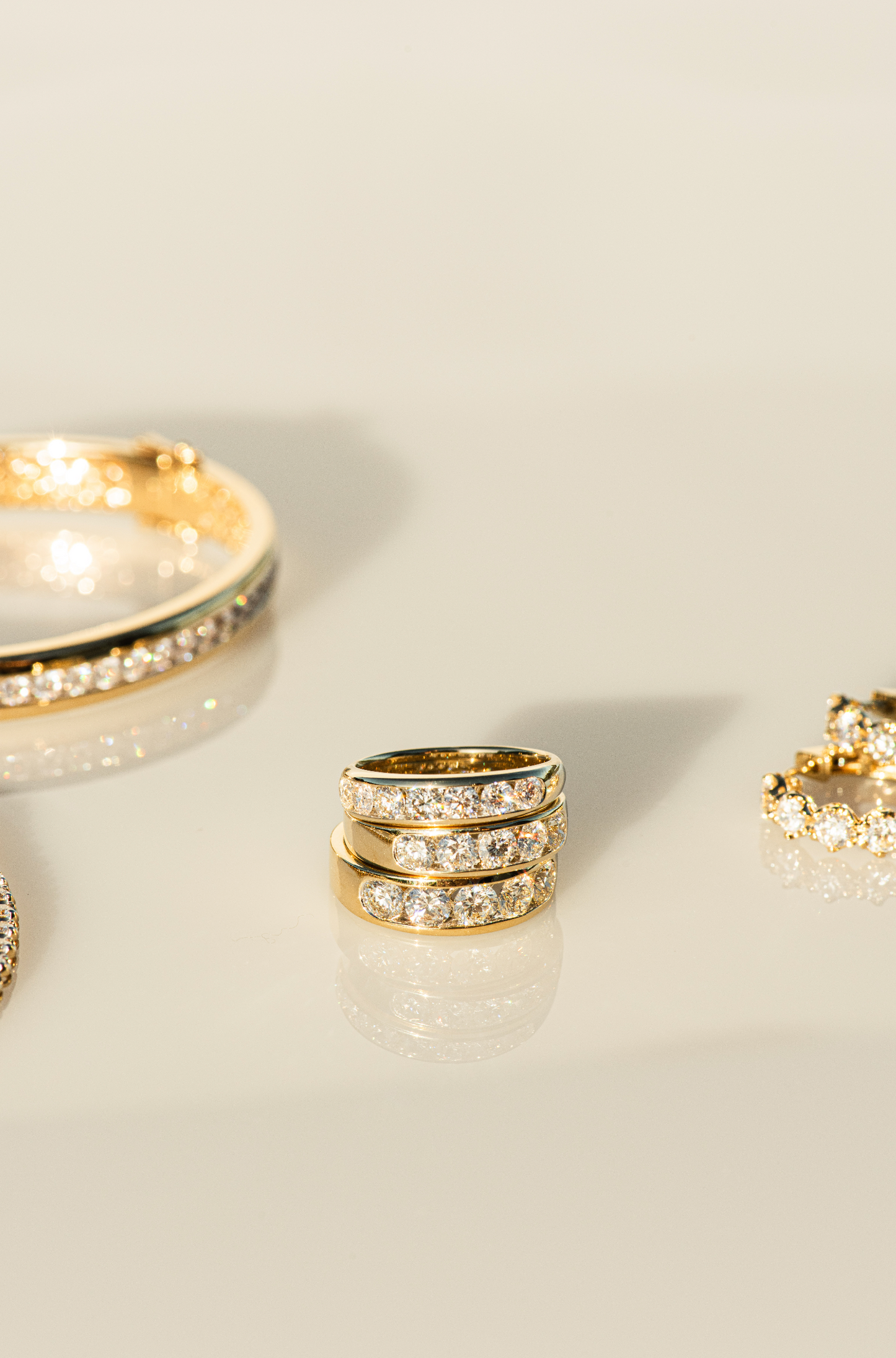 Seven Stone Diamond Channel Set Ring - 1ct