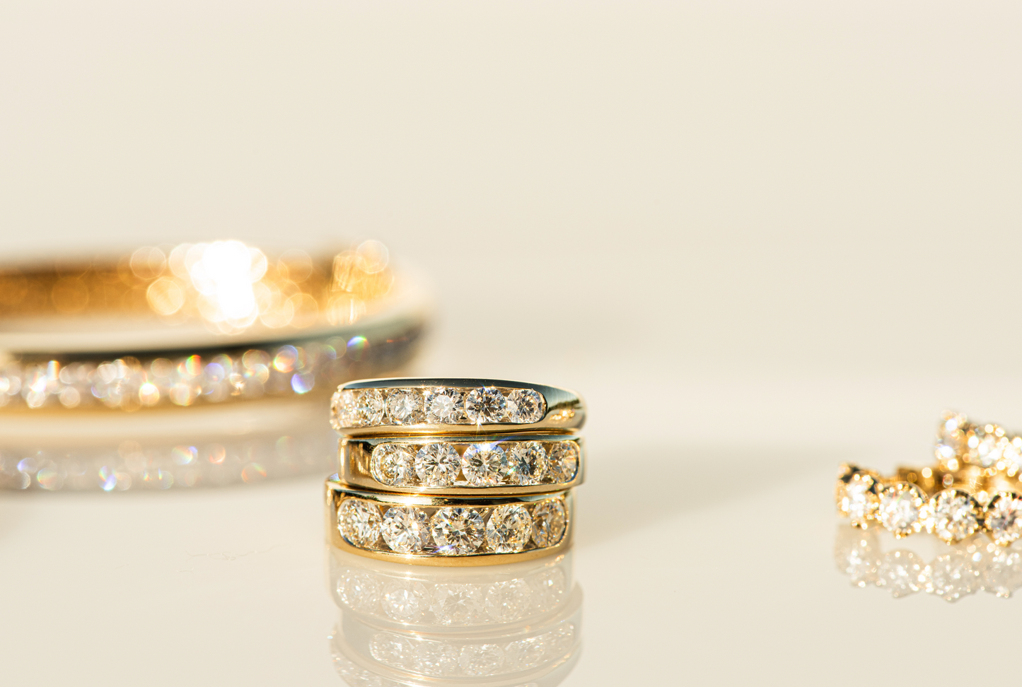 Seven Stone Diamond Channel Set Ring - 1ct