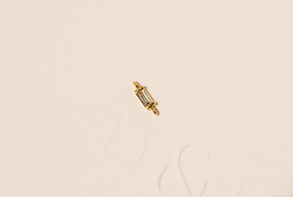 Le Point Baguette Diamond Charm