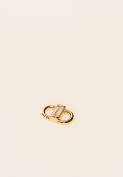 Le Point Signature D Baguette Diamond Charm